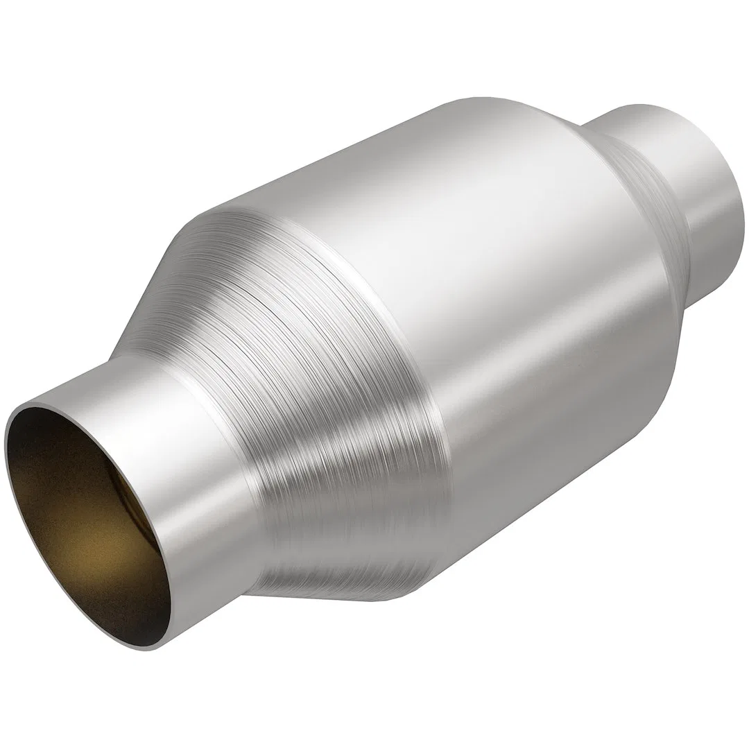 53956 – MAGNAFLOW Catalytic Converter, Stainless Steel Single 2-1/2 Inch Slip-Fit Inlet Single 2-1/2 Inch Slip-Fit Ou...